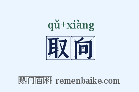 取向是什么意思的图片